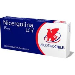 Product image of Nicergolina 15 mg x 30 Comprimidos Recubiertos CHILE