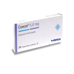 Concor 5 mg x 28 Comprimidos Recubiertos - Merck