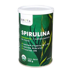 Product image of Spirulina Orgánica En Polvo X 230 G - Brota