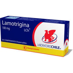 Product image of Lamotrigina 100 mg x 30 Comprimidos Dispersables CHILE