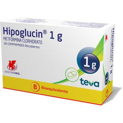 Hipoglucin LP 1000 mg x 30 Comprimidos de Liberación Prolongada - Chile