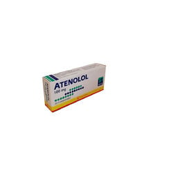 Product image of Atenolol 100 mg Caja 20 Comp. MINTLAB CO SA