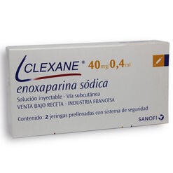 Clexane 40 mg/0,4 mL x 2 Jeringas Prellenadas Solución Inyectable - Sanofi - aventis