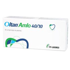 Oltan Amlo 40 mg/10 mg x 30 Comprimidos Recubiertos - Itf - labomed