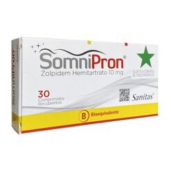 Product image of Somnipron 10 mg Caja 30 Comp. Recubiertos - Instituto sanitas s.a