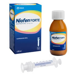 Product image of Niofen Forte 200 mg/5 mL x 120 mL Suspensión Oral - Recalcine s.a.