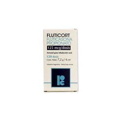 Fluticort 125 mcg/dosis x 120 Dosis Aerosol para Inhalación - Dm pharma