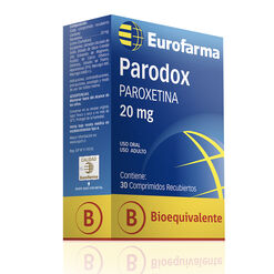 Product image of Parodox 20 mg x 30 Comprimidos Recubiertos - Eurofarma chile