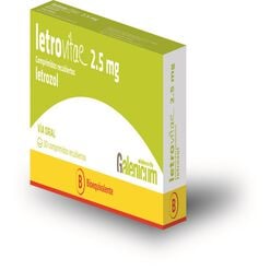 Product image of Letrovitae 2.5 mg x 30 Comprimidos Recubiertos - Galenicum health chi