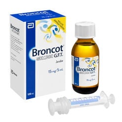 Broncot GFT 15 mg/5 mL x 120 mL Jarabe - Recalcine s.a.