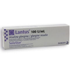 Insulina Lantus Solostar 100 UI/mL Solucion Inyectable x 1 Unidad - Sanofi - aventis