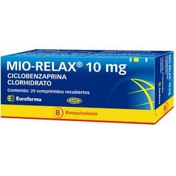 Mio-Relax 10mg x 20 Comprimidos Recubiertos - Eurofarma chile