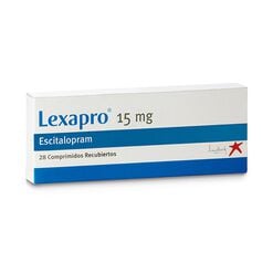 Lexapro 15 mg x 28 Comprimidos Recubiertos - Lundbeck