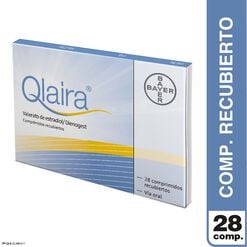 Qlaira x 28 Comprimidos Recubiertos - Bayer de chile s.a.