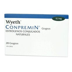 Conpremin 0,3 mg x 28 Grageas - Laboratorios wyeth llc