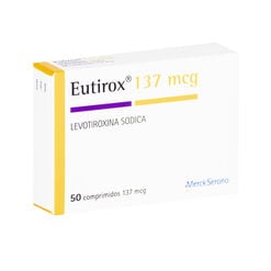 Eutirox 137 mcg x 50 Comprimidos - Merck