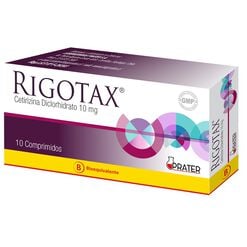 Rigotax 10 mg x 10 Comprimidos - Prater