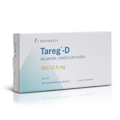 Tareg-D 160 mg/12.5 mg x 28 Comprimidos Recubiertos - Axon