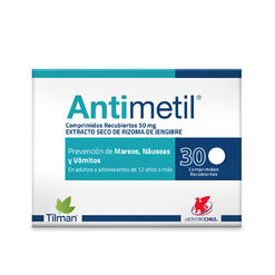 Product image of Antimetil 50 Mg 30 Comprimidos - Chile