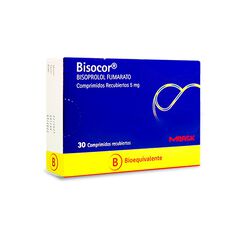 Product image of Bisocor 5 mg x 30 Comprimidos Recubiertos - Merck