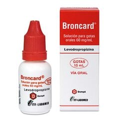 Broncard 60 mg/mL x 15 mL Solución Oral Para Gotas - Itf - labomed