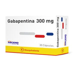 Product image of Gabapentina 300 mg x 30 Cápsulas ASCEND