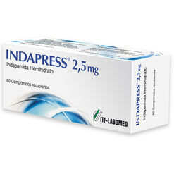 Indapress 2.5 mg x 60 Comprimidos Recubiertos - Itf - labomed