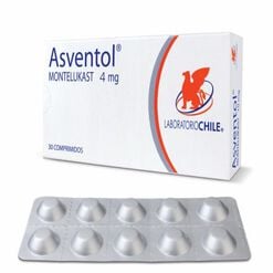 Asventol 4 mg x 30 Comprimidos Masticables - Chile