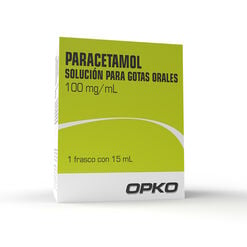 Paracetamol 100 mg/mL x 15 mL Solución para Gotas Orales - Opko chile s.a.