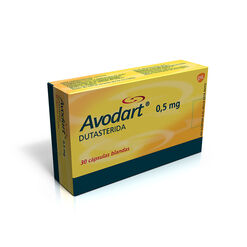 Avodart 0,5 mg x 30 Capsulas Blandas - Glaxosmithkline chile