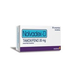 Product image of Nolvadex D 20 mg x 30 Comprimidos Recubiertos - Astrazeneca