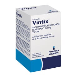 Product image of Vintix 250 mg x 10 Cápsulas - Megalabs chile s.a