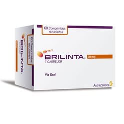 Brilinta 90 mg x 60 Comprimidos Recubiertos - Astrazeneca