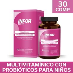 Product image of Infortin Probiotico x 30 Comprimidos Masticables