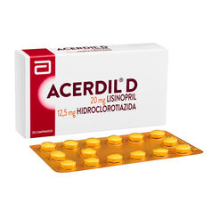 Acerdil-D 20 mg/12,5 mg x 30 Comprimidos - Recalcine s.a.