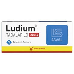 Product image of LUDIUM Tadalafilo 20 mg 1 comprimidos - Saval s.a.