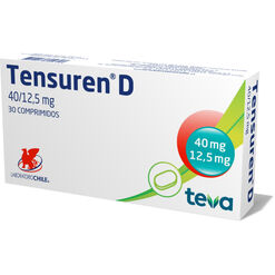 Tensuren-D 40mg/12.5 mg x 30 Comprimidos - Chile