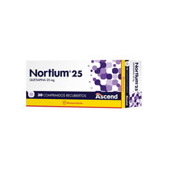 Product image of Nortium 25 mg x 30 Comprimidos Recubiertos - Ascend