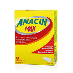 Product image of Anacin Max 8 Comprimidos Recubiertos - Gsk consumer healthcare chile s.p.a