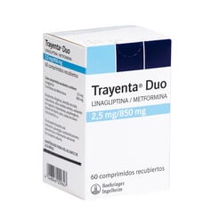 Trayenta Duo 2.5 mg/850 mg x 60 Comprimidos Recubiertos - Boehringer ingelheim