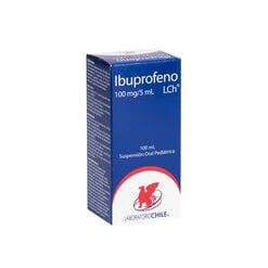 IBUPROFENO 100MG/5ML. SUSP. FCO. 100 ML - Chile