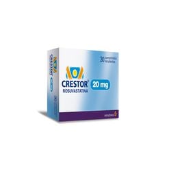 Crestor 20 mg x 30 Comprimidos Recubiertos - Astrazeneca