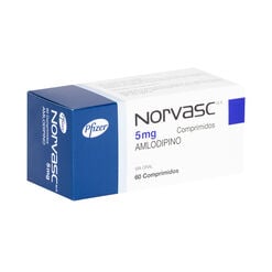 Norvasc 5 mg x 60 Comprimidos - Pfizer de chile s.a.