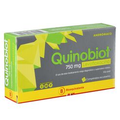 Quinobiot 750 mg x 7 Comprimidos Recubiertos - Andromaco s.a.