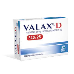 Valax-D 320 mg /25 mg x 30 Comprimidos Recubiertos - Saval s.a.