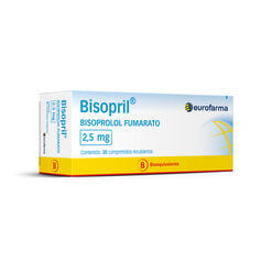 Bisopril 2,5 mg x 30 Comprimidos Recubiertos - Eurofarma chile