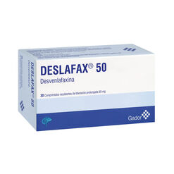 Product image of Deslafax 50 mg x 30 Comprimidos Recubiertos de Liberación Prolongada - Gador farma