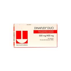 Dinaflex Duo 400 mg/500 mg x 60 Cápsulas - Tecnofarma s.a.