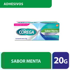 Corega Ultra Crema Sabor Menta x 20 g