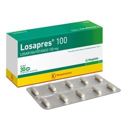 Losapres 100 mg x 30 Comprimidos Recubiertos - Megalabs chile s.a